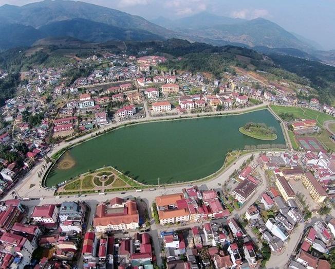 sapa nhìn từ trên cao