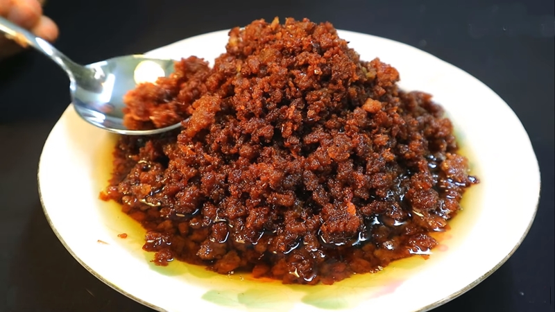 Mắm tép chưng thịt 200k/lọ 1kg