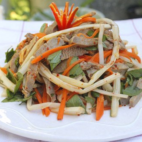 Món gỏi ngó sen lưỡi heo