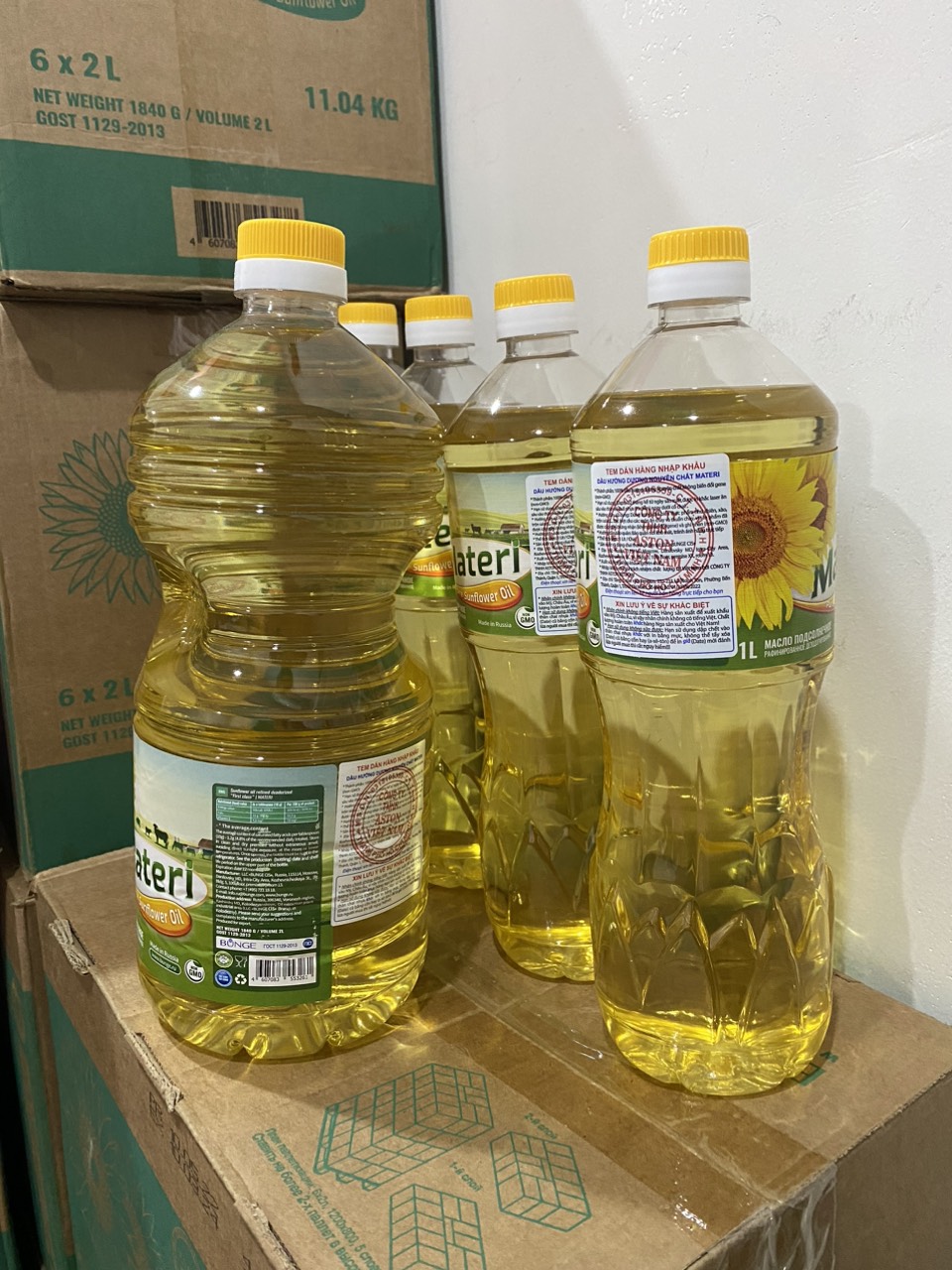 Giá trị dinh dưỡng trong dầu hướng dương Materi