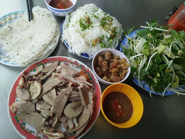 Bánh hỏi lòng heo